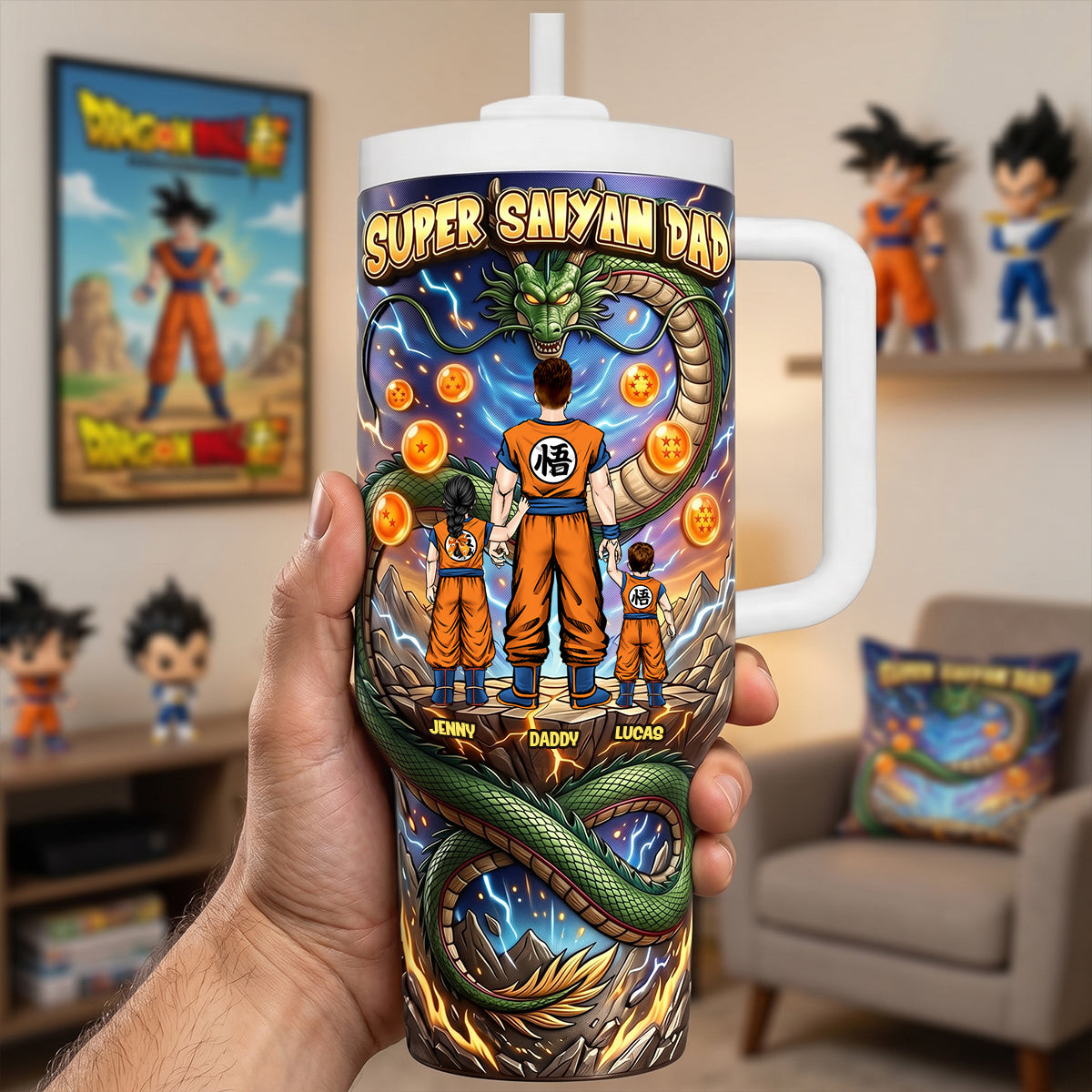 Anime Legendary Dad Tumbler - Personalized Gifts For Dad 05natn300426-Homacus