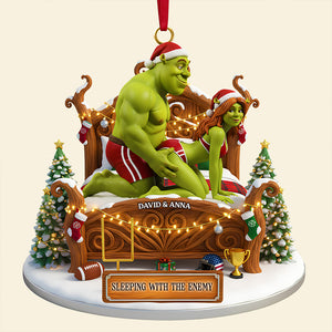 Funny Couple Tree Ornament Personalized Christmas Gifts For Couple 06OHDT061125-Homacus