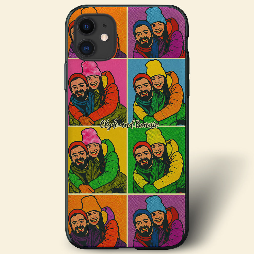 Couple Art Phone Case Personalized Gifts For Couple 02NATA230825-Homacus