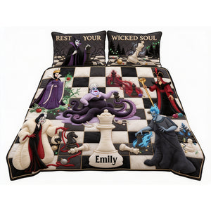 Mystical Villains Chess Quilt Bed Set - Personalized Gifts 05hadt061026-Homacus