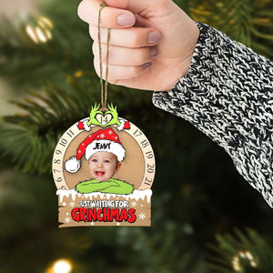 Custom Photo Gifts For Kids Wood Layered Countdown Ornament 02TGMH051024-Homacus