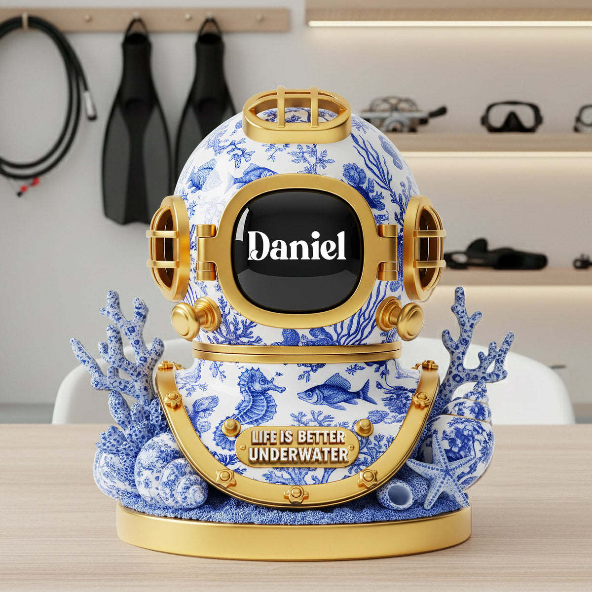 Dive Into Adventure Acrylic Plaque - Personalized Christmas Gifts For Scuba Divers 03PGLU200925-Homacus