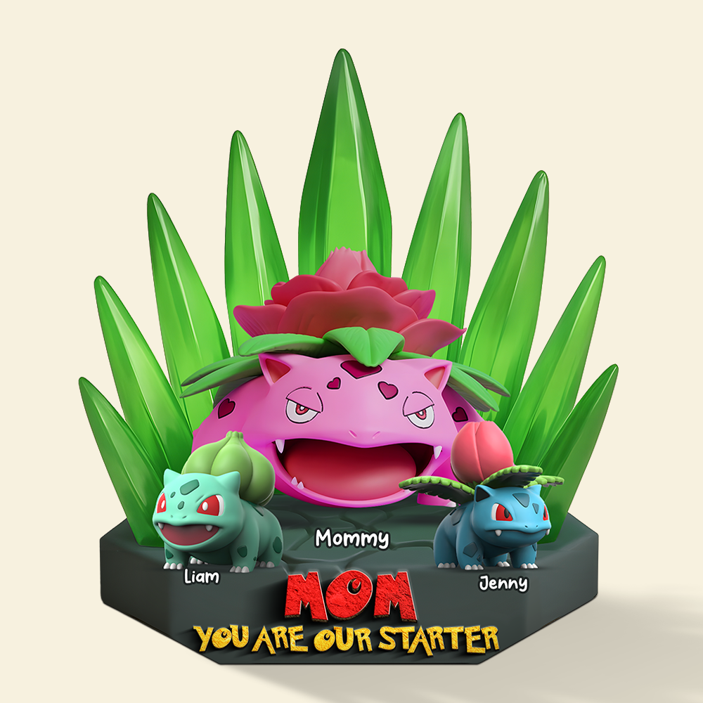 Monster Mom Plaque - Personalized Gifts For Mom 011ohpu240425-Homacus