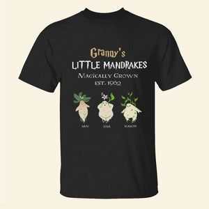 Personalized Gifts For Grandparent 2D Shirt, Little Mandrake 04KAMH240724-Homacus