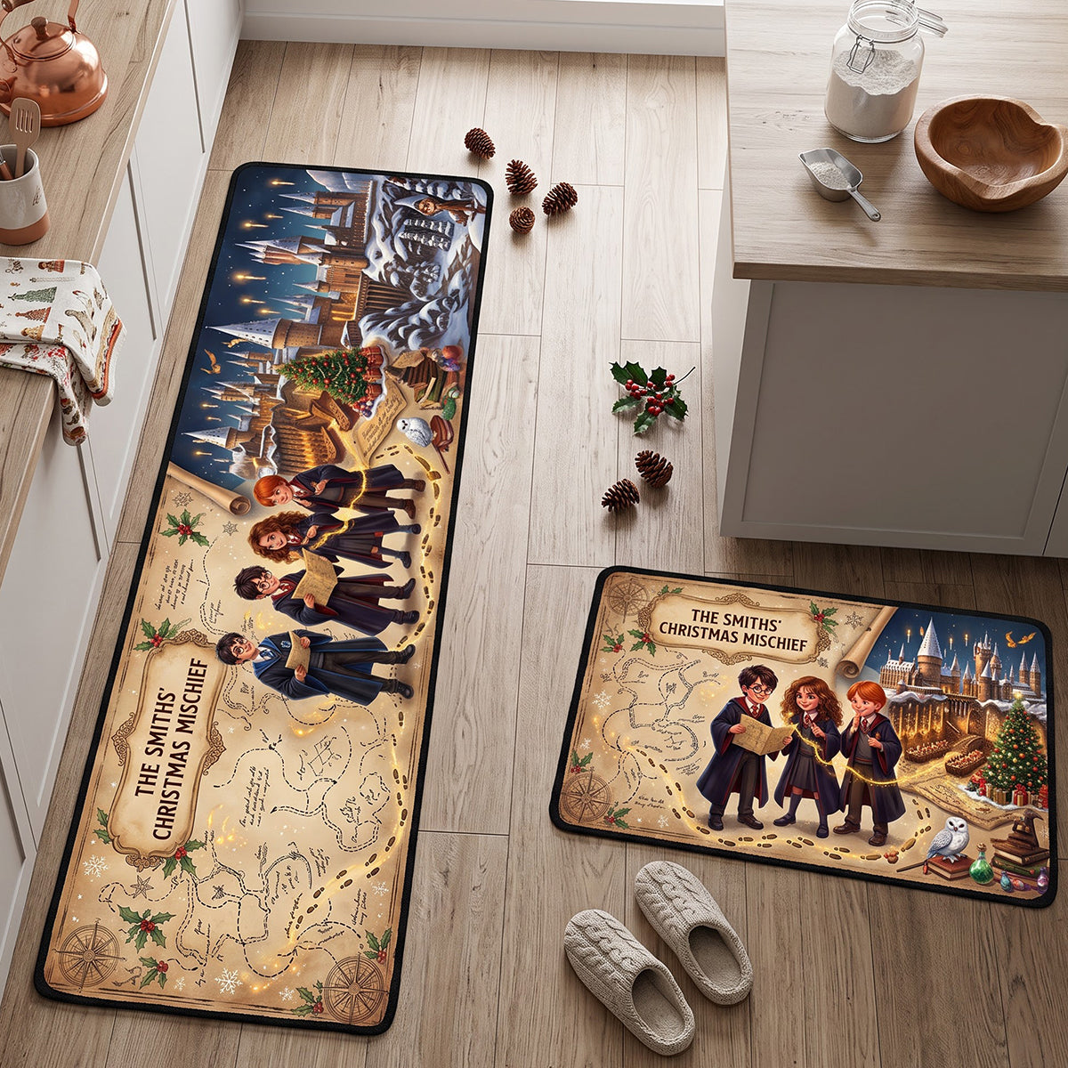 Christmas Enchantment Runner Rug - Personalized Gifts For Family 02HATA220826