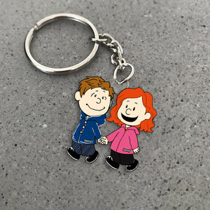 Personalized Gift For Couple Keychain Couple Hand In Hand 06qhhn190124hh-Homacus