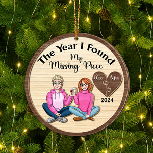 Personalized Christmas Gifts For Couple Wood Ornament 01XQMH141024HH-Homacus