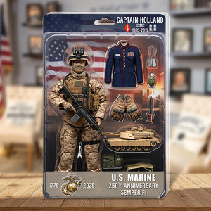 Military 250th Anniversary Figure Pack Acrylic Plaque - Personalized Gifts For Veteran 03qhqn040725-Homacus