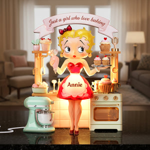 Baking Girl Light Box - Personalized Gifts For Baking Lovers 01palu191225-Homacus