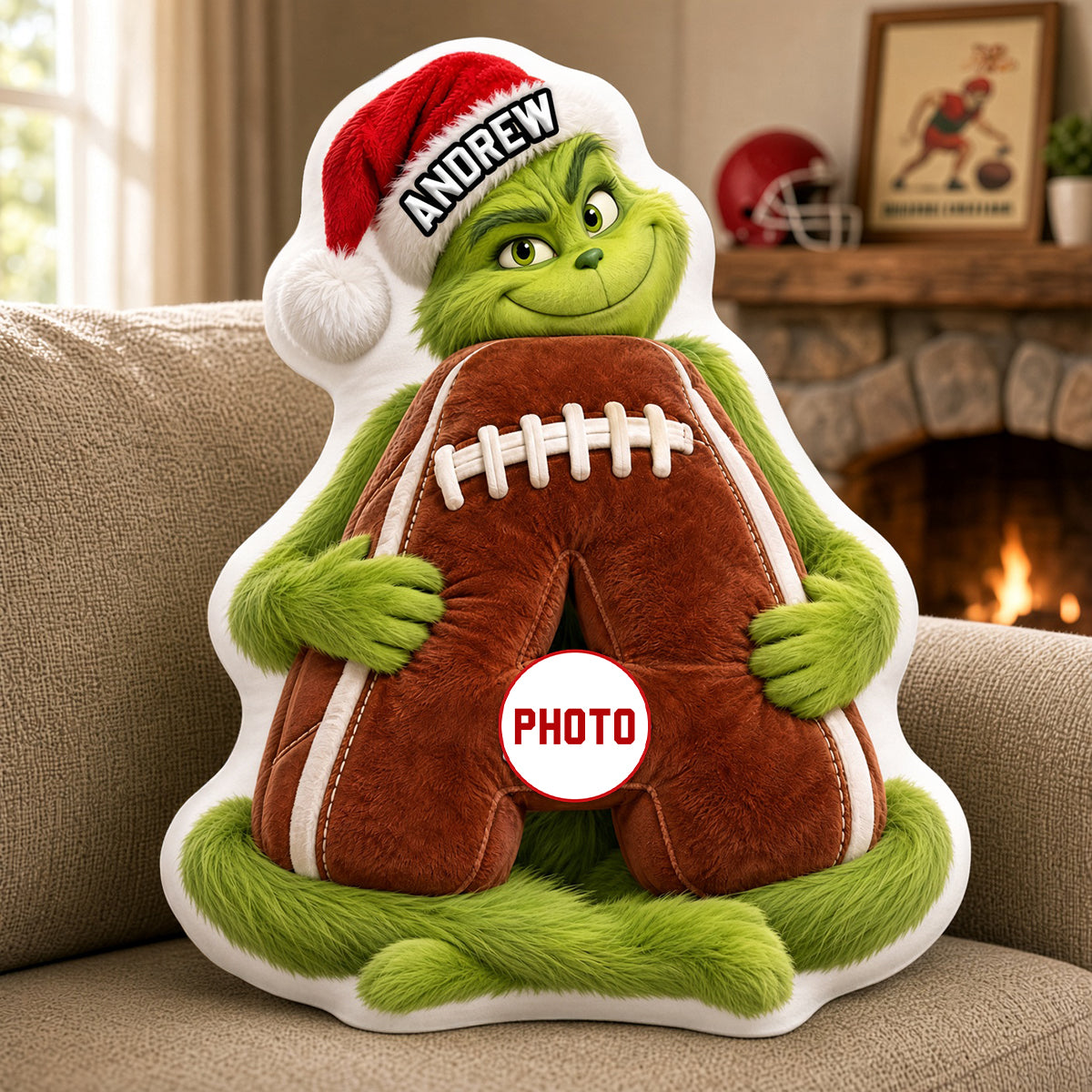 Playful Alphabet Sports Pillow - Personalized Christmas Gifts For Sport Lovers 03padh051026-Homacus