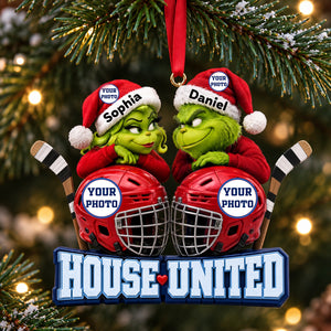 House Divided Mischievous Sport Duo Christmas Ornament - Personalized Gifts For Couple 02hulu081026-Homacus