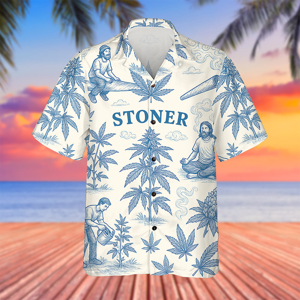 Funny Stoner Hawaiian Shirt – Personalized Gifts For Weed Lovers 03toqn120625-Homacus