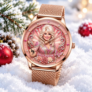 Memorial Famous Singer Mesh Strap Quartz Watch - Personalized Gifts For Fans 04NAQN230926