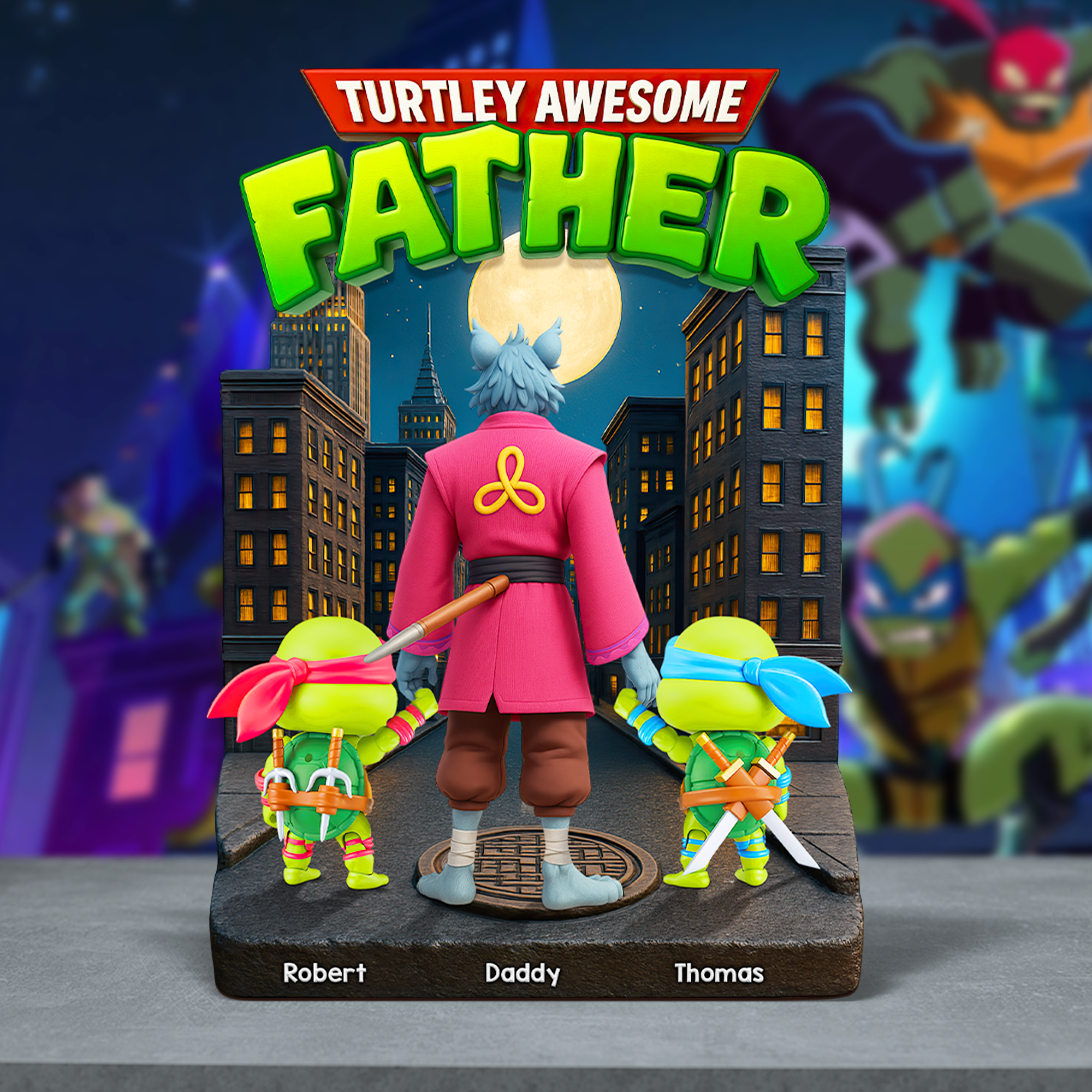 Awesome Father Plaque Personalized Gifts For Dad 04hupu020525-Homacus