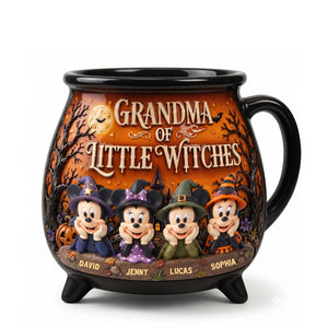 Little Witches Cauldron Mug - Personalized Gifts For Halloween 01tytn200826-Homacus