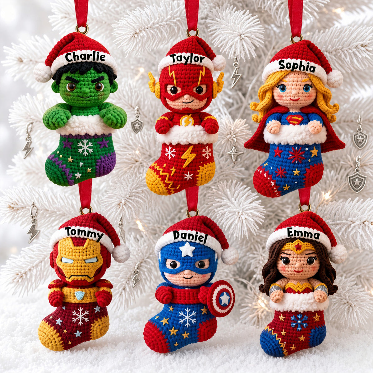 Knitting Characters Christmas Ornament - Personalized Gifts For Christmas 03tylu121026-Homacus