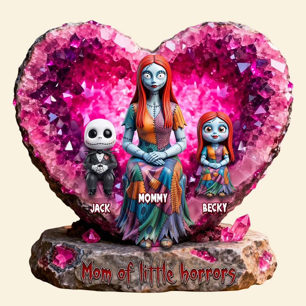 Mom Of Little Horrors Acrylic Plaque - Personalized Mother's Day Gifts 02HUDT170426-Homacus