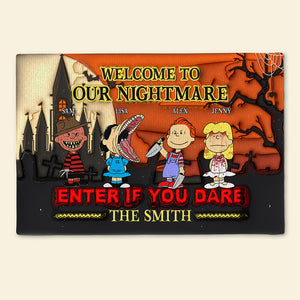 Personalized Gifts For Family Doormat Halloween 02XQMH220824HG-Homacus