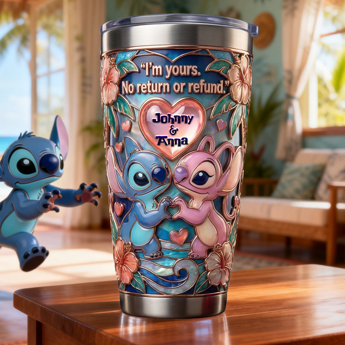 Love Tumbler - Personalized Gifts For Couples 01palu140126-Homacus