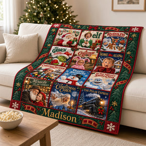 Nostalgia Cinematic Blanket, Personalized Gifts 02qhdt011026-Homacus
