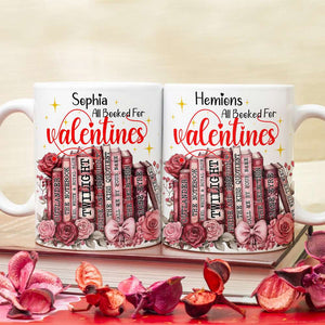 Customized Gifts For Book Lovers White Mug Valentine 02XQLU111224-Homacus