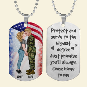 Personalized Gifts For Couple Necklace 02hutn070624pa Kissing Couple-Homacus