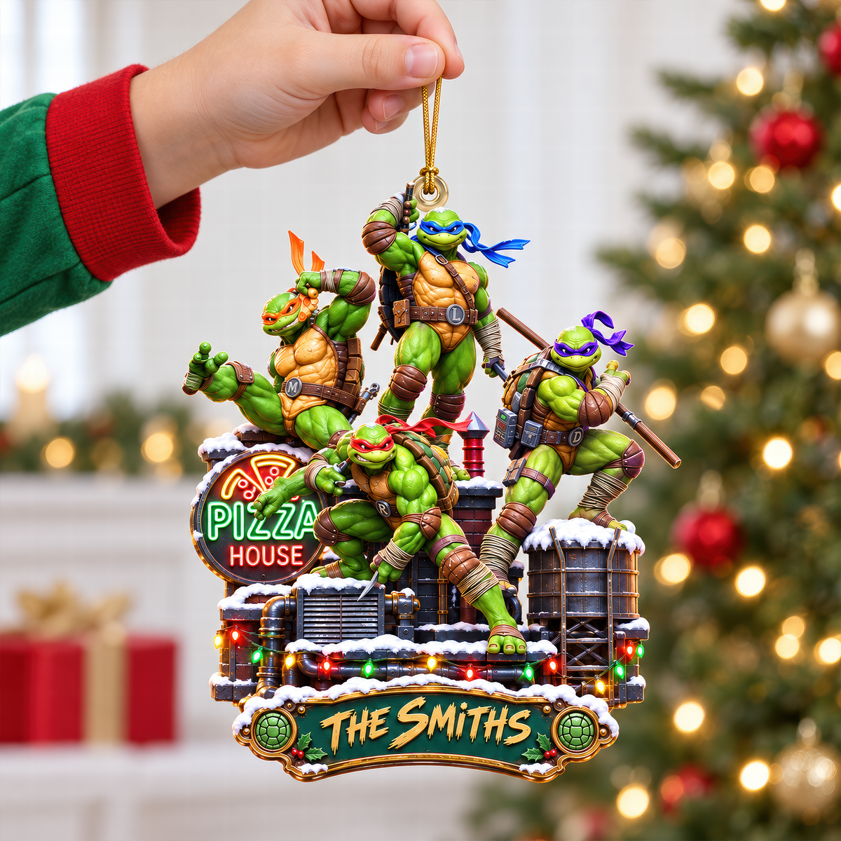Fearless Hero Squad Ornament - Personalized Gift For Family 02TTQN081026-Homacus