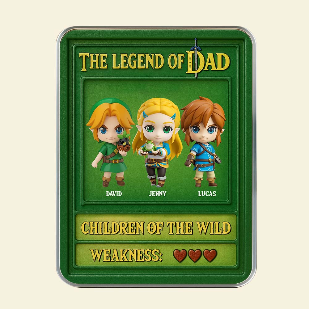 Gaming Legend Plaque Personalized Gifts For Dad 01natn100525-Homacus