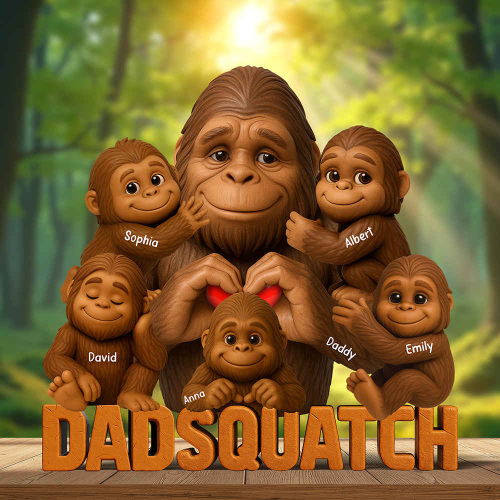 Dadsquatch Acrylic Plaque - Personalized Gifts For Dad 04naqn170525-Homacus