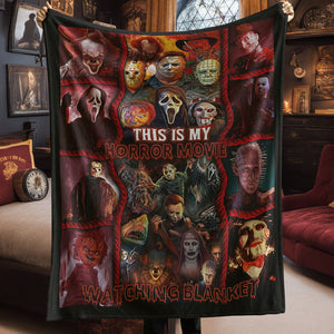 Halloween Gifts For Horror Movie Fans Blanket 01acxx280824-Homacus