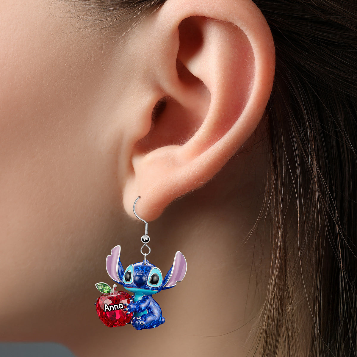 Blue Alien Teacher Earrings - Personalized Gifts For Teachers 02pgmg160725-Homacus