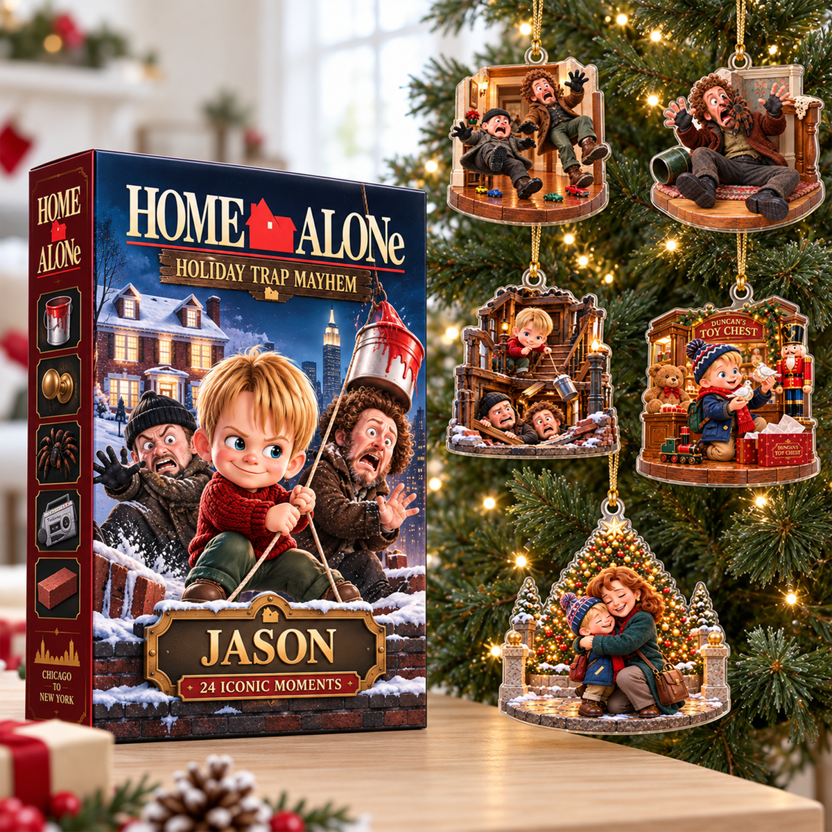 Christmas Trap Adventure Advent Calendar Blind Box - Personalized Gifts 08haqn221026-Homacus