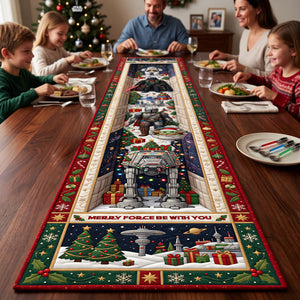 Empire Celebrates The Holidays Quilted Table Runner - Personalized Christmas Gifts For Family 01hata200826-Homacus