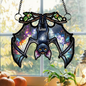 Personalized Bat Halloween Suncatcher Ornamnet 03TOMH220824-Homacus