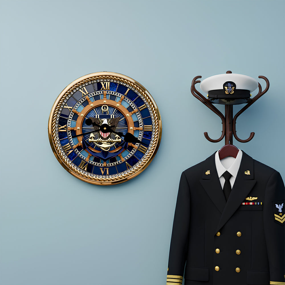 Legacy Of Strength Wall Clock Gifts For Veterans 02PADT241225-Homacus