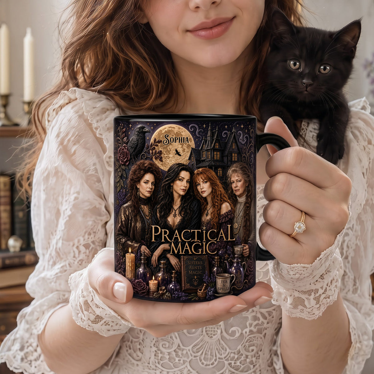 Enchanted Sisterhood Magic Mug - Personalized Gifts 05NALU080826