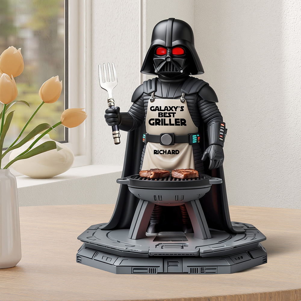 Galaxy's Best Dad Acrylic Plaque Personalized Gifts For Dad 01TOQN210525-Homacus