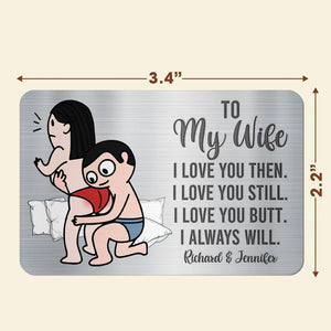 Personalized Gifts For Couple Aluminum Wallet Card 07ohqn191224hh Naughty Couple Gifts-Homacus