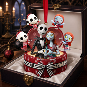 Spooky Family Christmas Ornament - Personalized Gifts For Family 02palu010926-Homacus