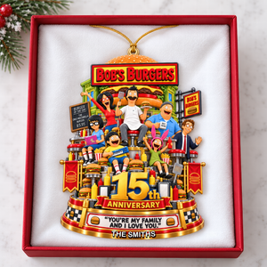 15th Anniversary Christmas Ornament - Personalized Gifts For Family 08ohqn071026-Homacus