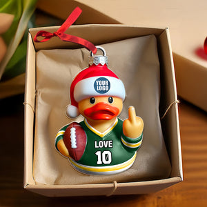 Gifts For Football Lovers Duck Christmas Ornament 02HUDT291124-Homacus