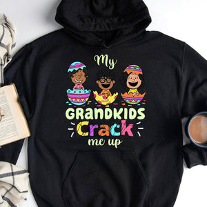 Personalized Gifts For Grandparents Shirt 01tgqn060225hh Grandkids Crack Me Up Easter Gifts-Homacus