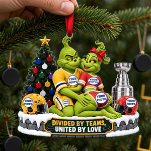 Rival Teams Christmas Ornament - Personalized Gifts For Sport Couple 03ohlu211026-Homacus