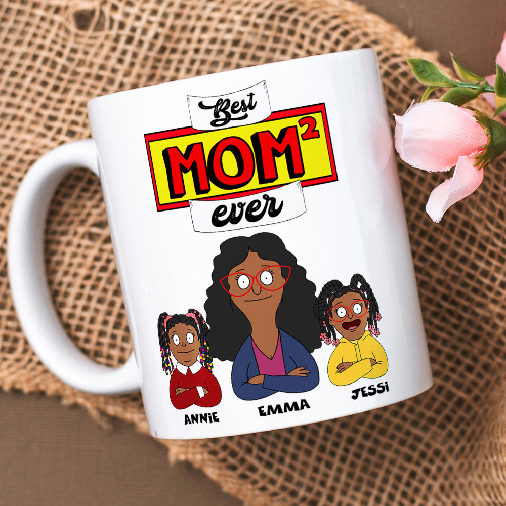 Personalized Gifts For Mom Coffee Mug Best Mom Ever 04TOLU250225HG-Homacus