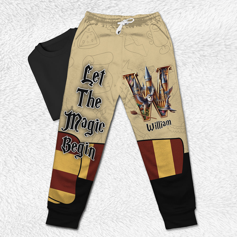 Personalized Gifts For Movie Lovers Sweatpants Custom Letter Alphabet 01XQLU140225-Homacus