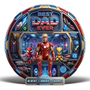 Radical Dad Station Plaque, Personalized Gifts For Dads 03qhqn250526-Homacus