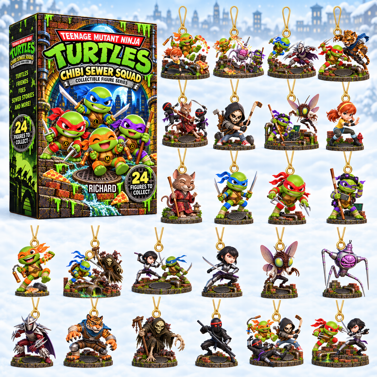 Legend Warrior Advent Calendar Blind Box - Personalized Christmas Gifts 03ttqn131026-Homacus