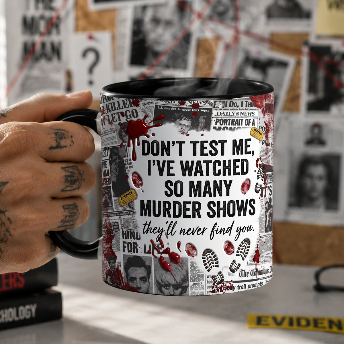 Sip Coffee, Solve Murders Coffee Accent Mug - Personalized Gifts 03NALU170826