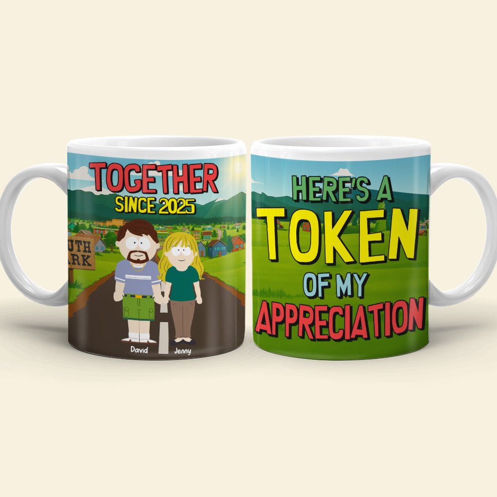 Cartoon Couple Mug - Personalized Gifts For Couple 04totn310525hg-Homacus