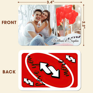 Custom Photo Gifts For Couple Wallet Card 02KADT130125-Homacus